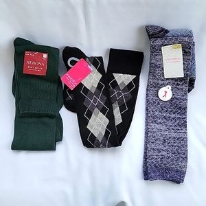 NWT 3 pairs of Over the Knee Socks